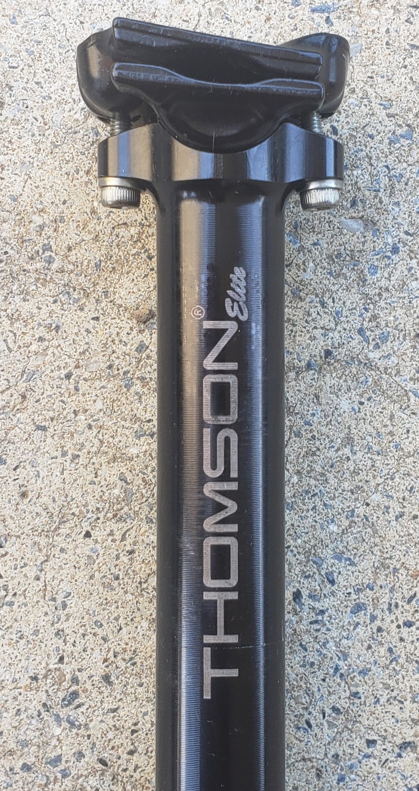 THOMSON ELITE BLACK Aluminum 27.2mm x 330mm Length ZERO SETBACK SEATPOST 232 GR