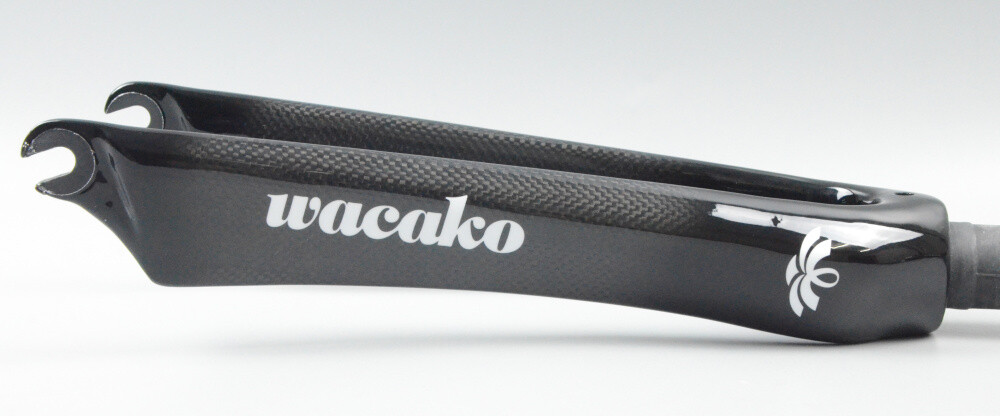 18/20/22 in Full Carbon Fiber Fork BMX Folding Bike Rigid Fork Rim Brake 28.6mm