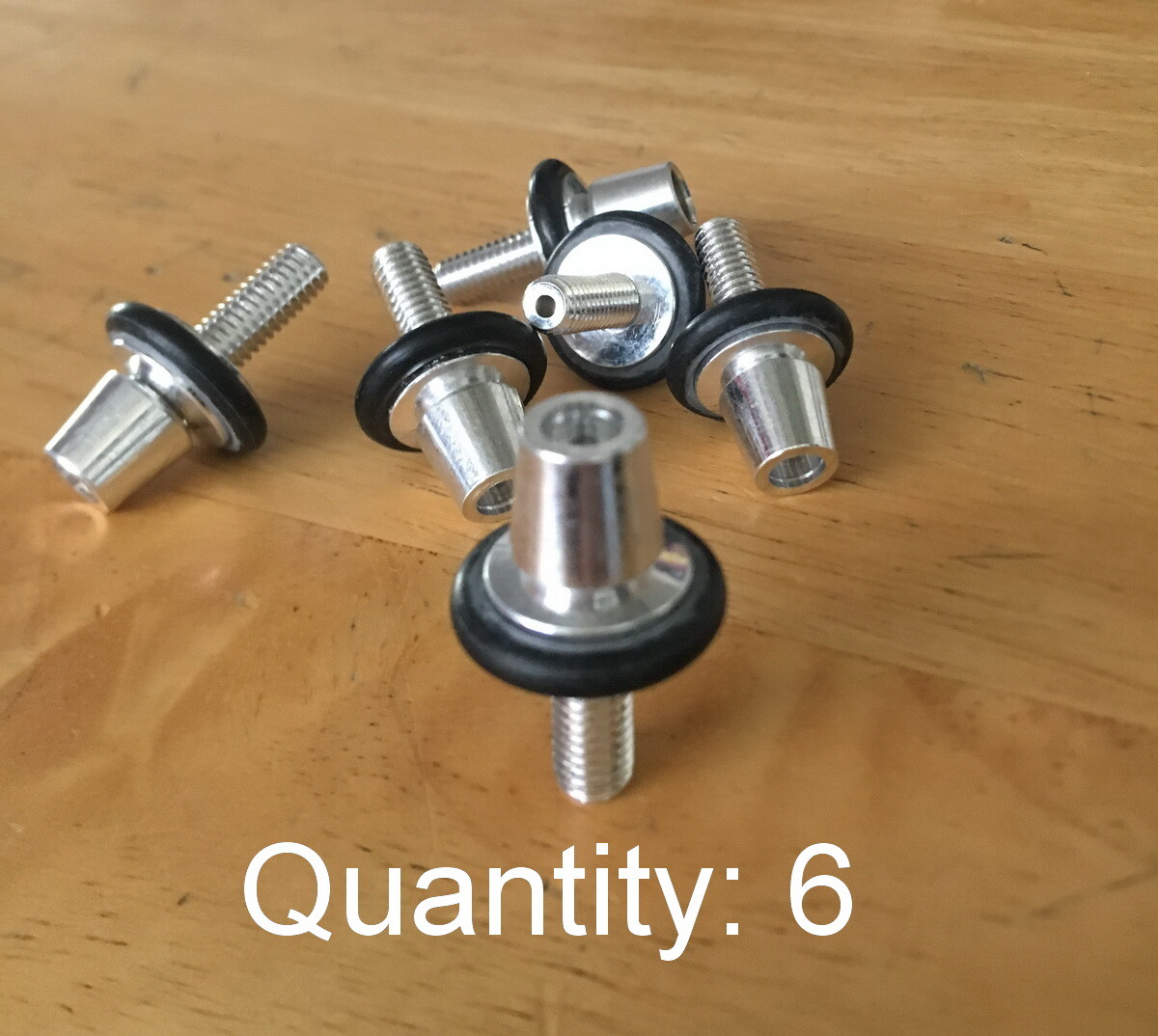 SIX [6] – 6MM Brake Cable Barrel Adjuster W/ Nut – LOT OF 6