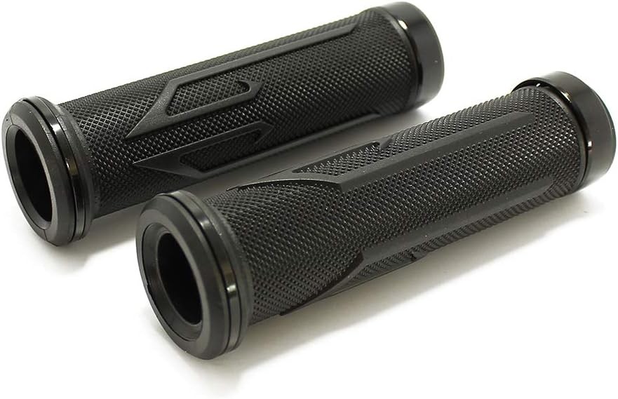 Motorcycle Arrow Rubber Gel Hand Grips for 7/8″ 22mm Handlebar Sp Color: Black