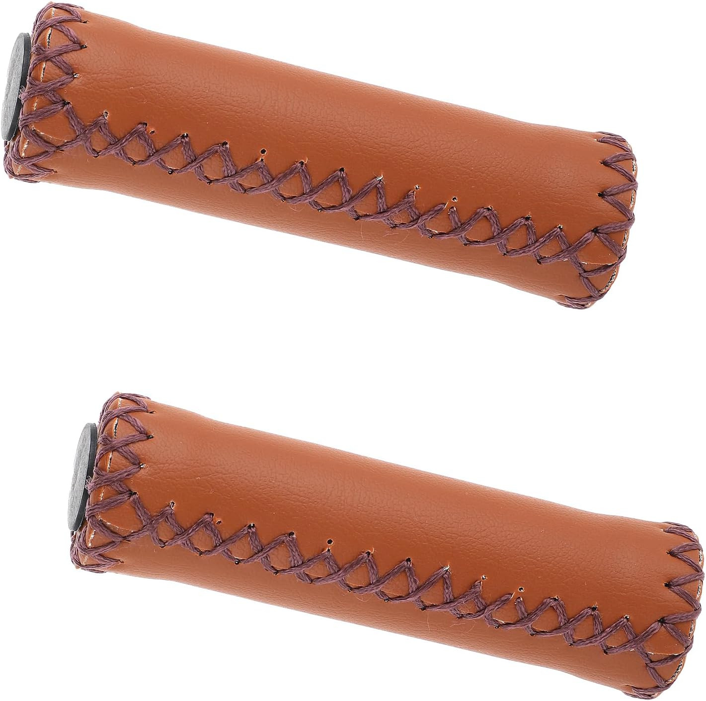 Comfort Handlebar Grips for Beach Bikes – Soft Synthetic Leather, 7/8″ Fit