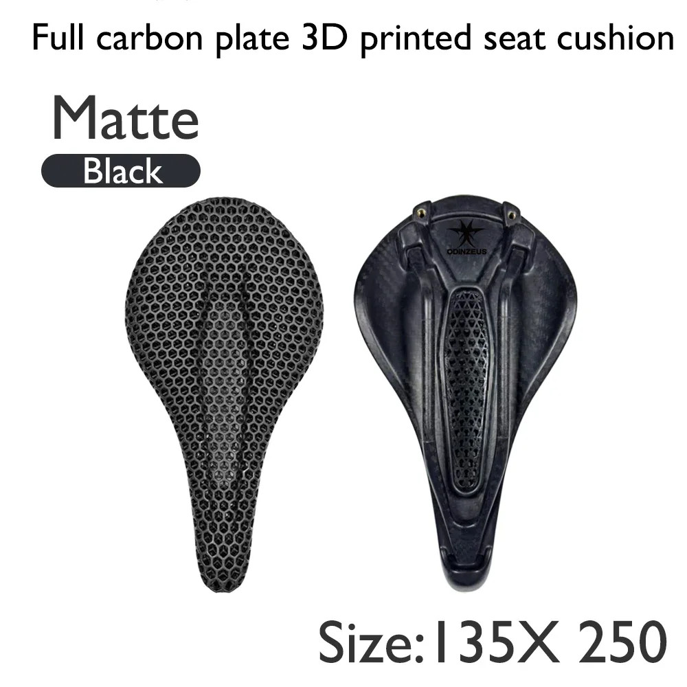 3D Printed All Carbon Seat Cushion MTB/road Bike Breathable Plastic/PVC Saddle