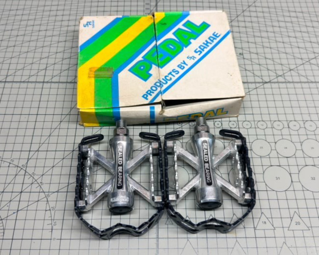NOS BMX OS MTP 100 sealed bearing Pedal 1/2 Japan gt diamondback red line mx kz