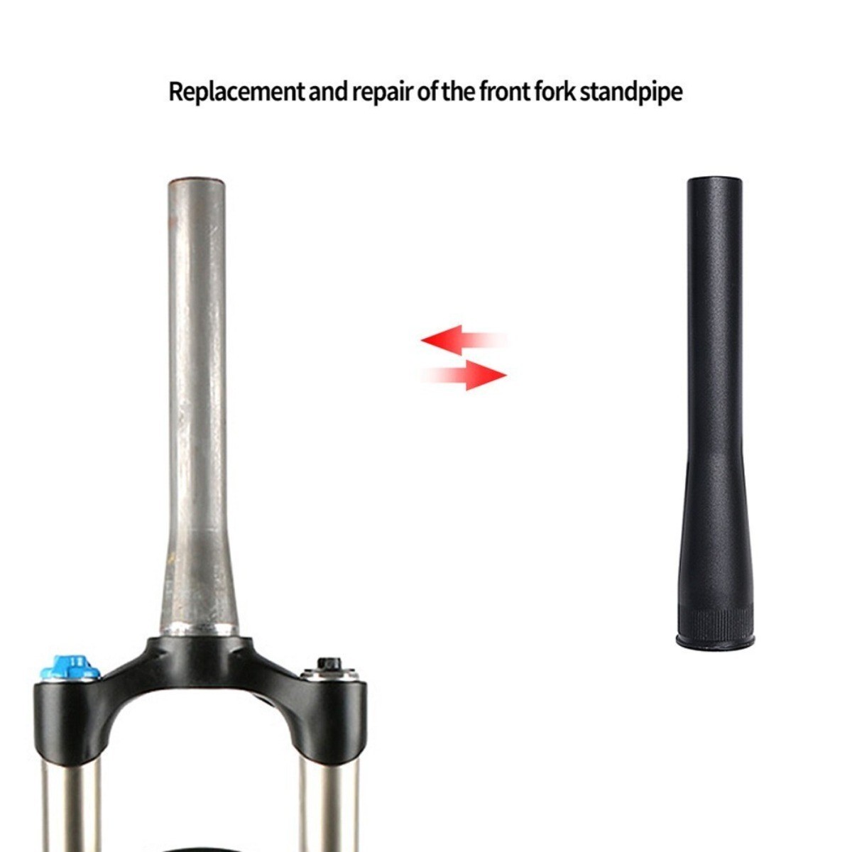 Mountain Bike Cone Steerer Tube Tapered Vertical Bicycle Front Fork Head Tube