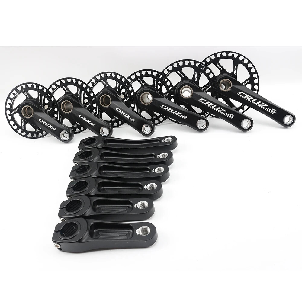 89/98/110/127/140/150mm Aluminum Alloy MTB Child Bike Crankset Single Chainwheel
