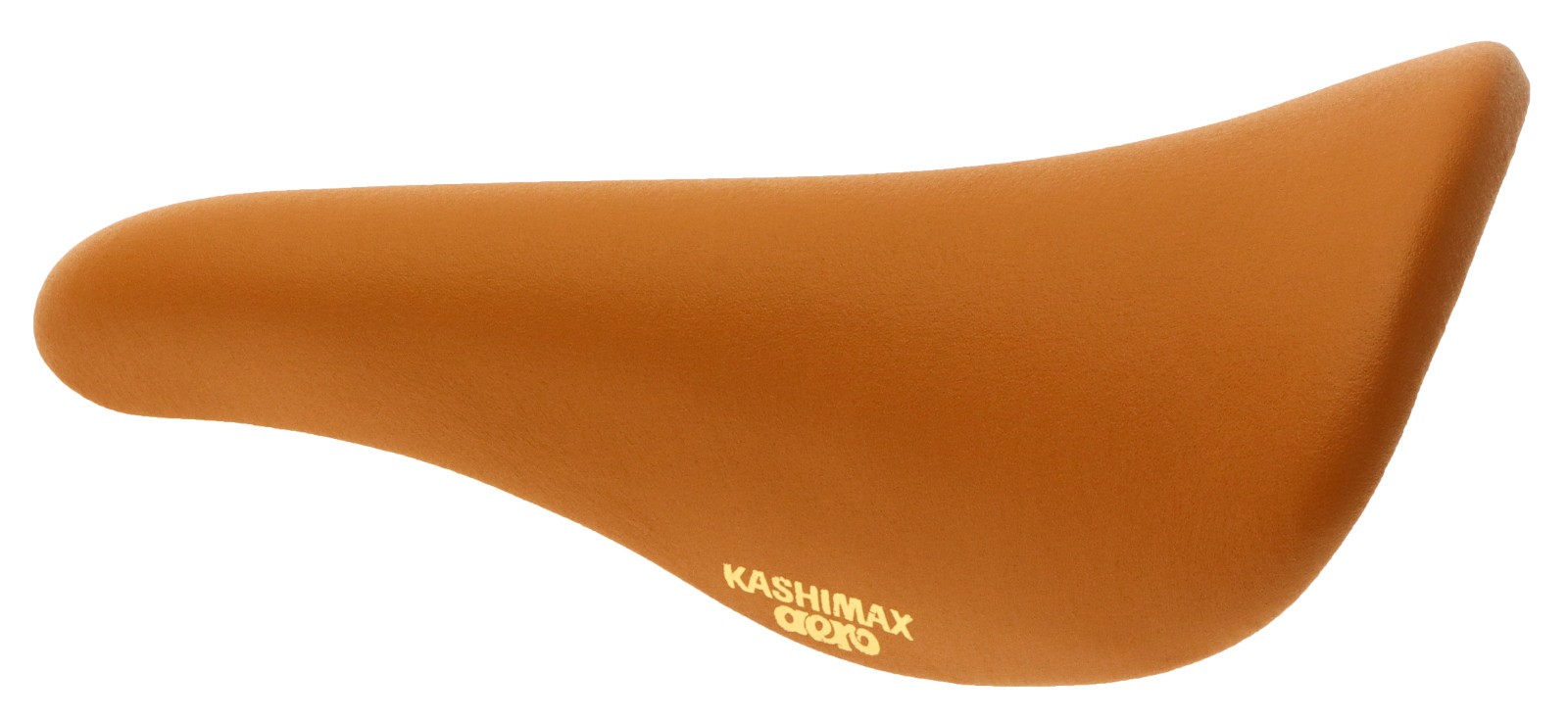 Kashimax Aero AX-4A Padded Saddle Standard Rails Smooth Leather Brown NEW NOS