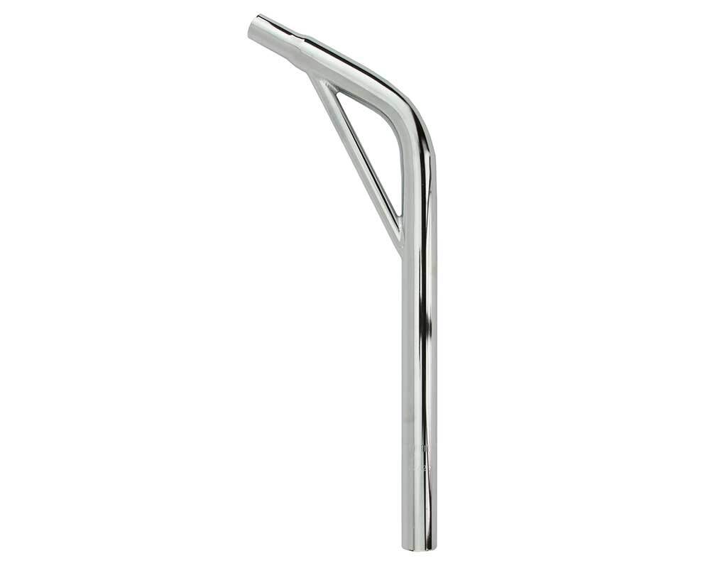 CHROME 27.2MM STEEL SEATPOST LAYBACK SUPPORT MTB BMX CRUISER ROADBIKE 7/8″SADDLE