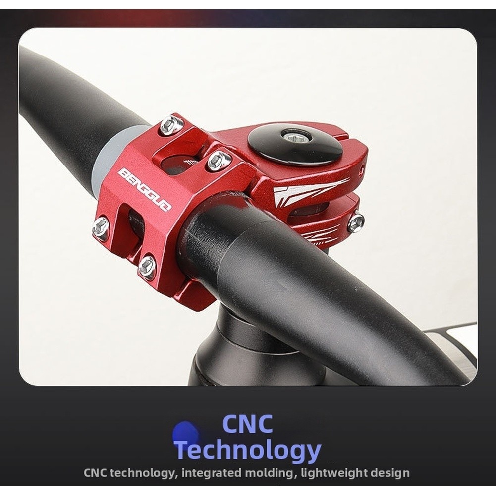 Aluminum Alloy Bike Handlebar Stem Hollow Construction Negative Angle 9 4 5cm