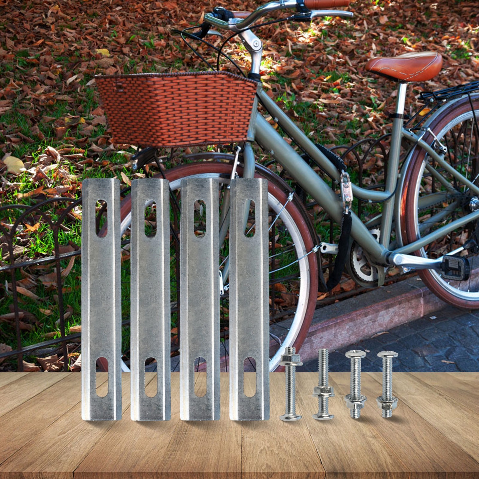 Bike Mount Accessory Rear Rack Support Bracket Made of Reliable Steel Materials