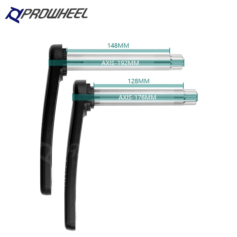 170mm Snow Bike Crankset Axis 176/192mm Fat Tire Cranks Arm with Bottom Bracket