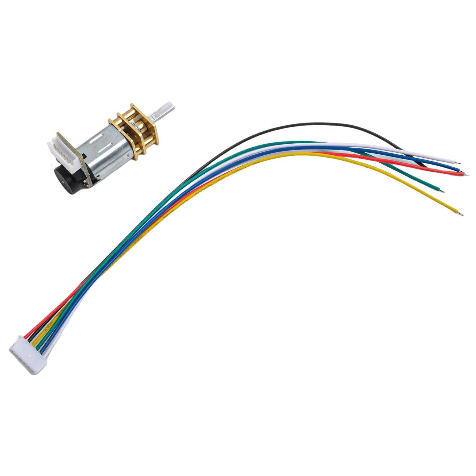 Sleek Design DC 6V Gear Motor with Encoder for Compatible with Small