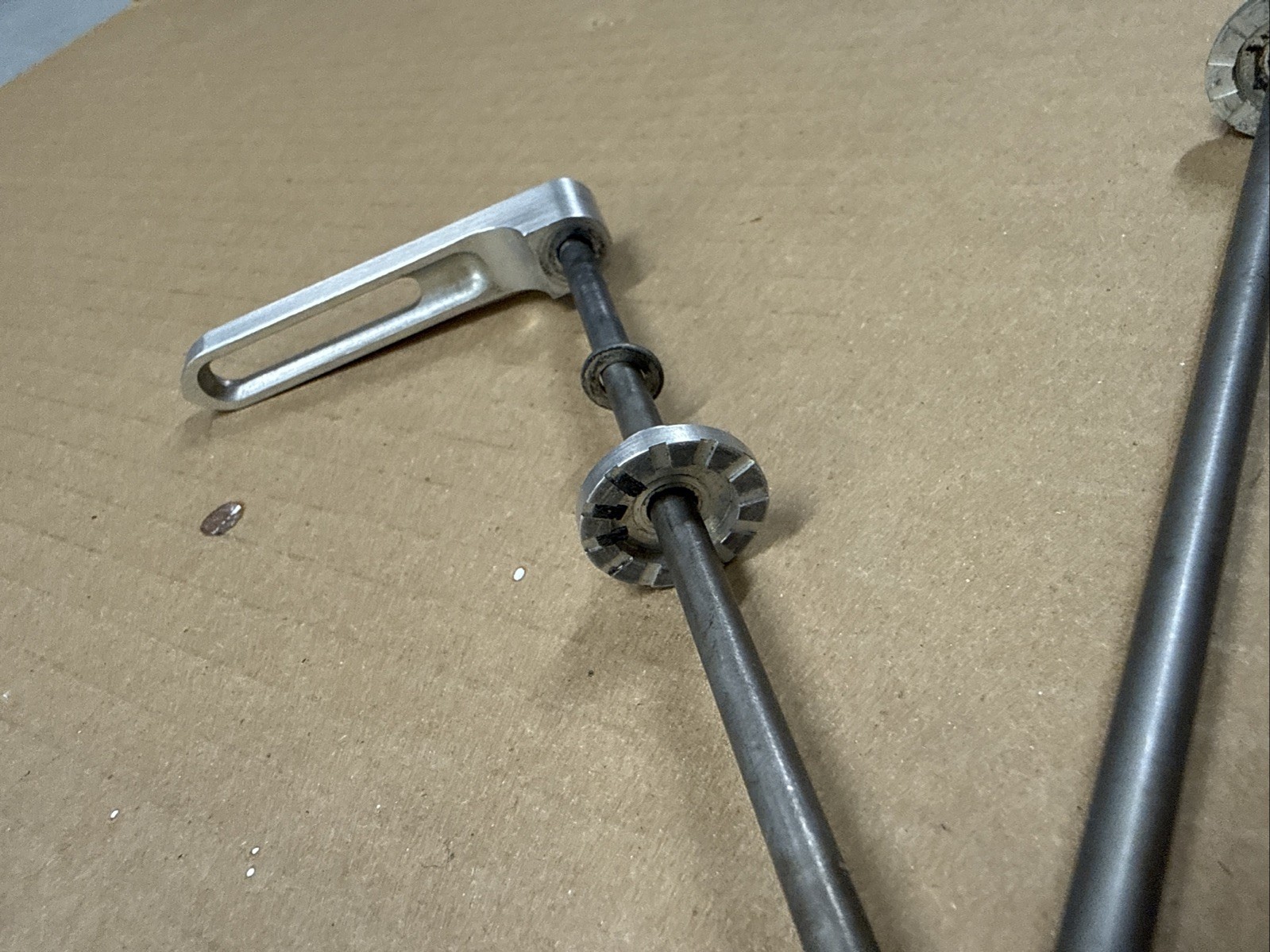 Rare Vintage Gravity Research Skewers in Silver 65 grams Classic MTB