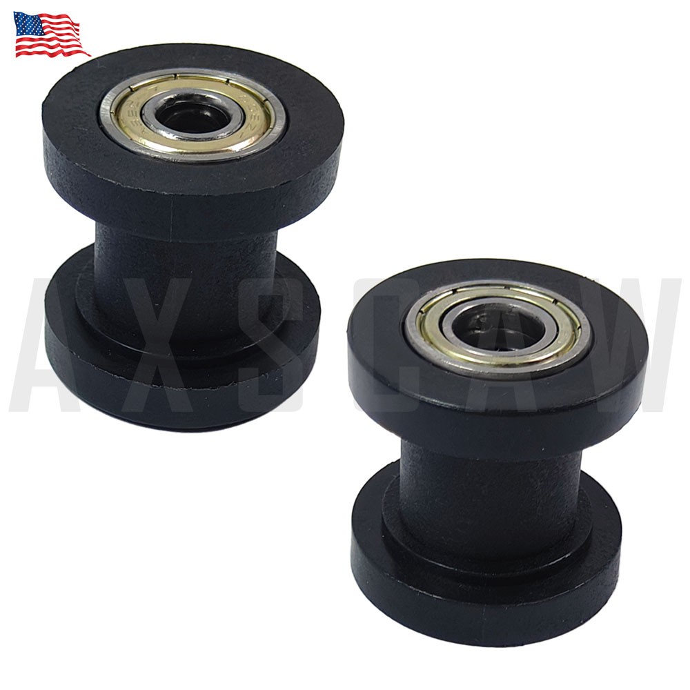 8mm and 10mm Chain Roller Pulley Tensioner Wheel Guide Per For Motorcycle Mini B