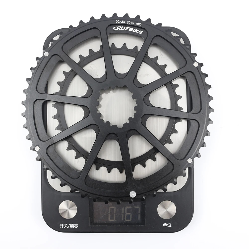 Road Bike 50-34T 52-36T 52-42T 53-39T Double Chainring for 9-12 Speed Crankset