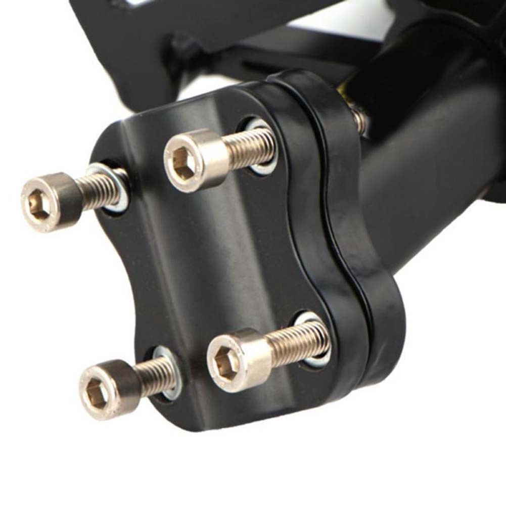 Lightweight Aluminum Rear Bike Pannier Rack with Quick Release Screw Mount
