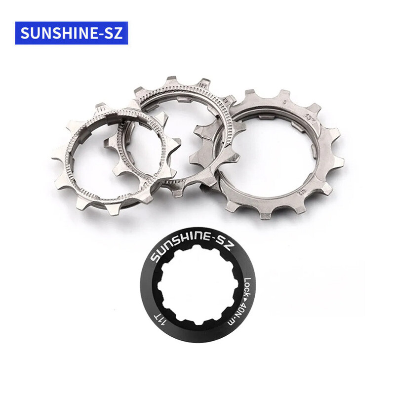 Sunshine MTB 8/9/10/11/12s HG Cassette Sprocket Wheel Lockring Cogs 11T/12T/13T