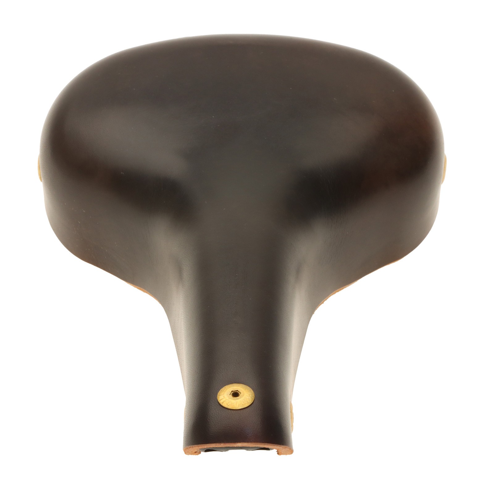 Gilles Berthoud Mente Saddle Steel Rails Hard Leather Cover Black NEW NOS NIB