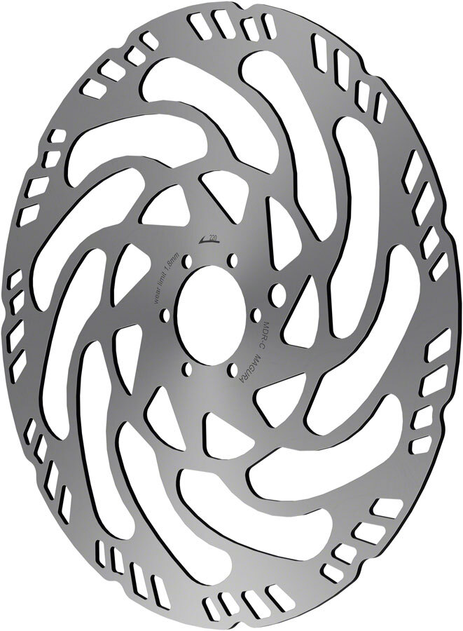 Magura MDR-C Disc Brake Rotor – 220mm, 6-Bolt, eBike Optimized, Silver