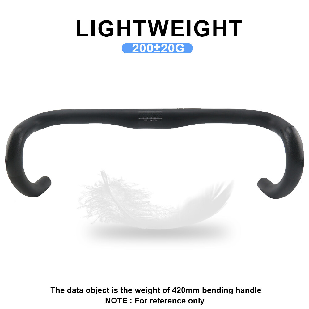 Carbon Road Bicylce Handlebar 31.8mm UD Matte Drop Bar 400/420/440mm RXL SL