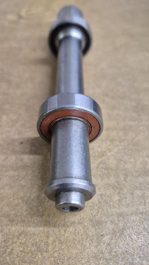 Phil Wood Rear Axle Set with Bearings, 130mm spacing, for Q/R, steel