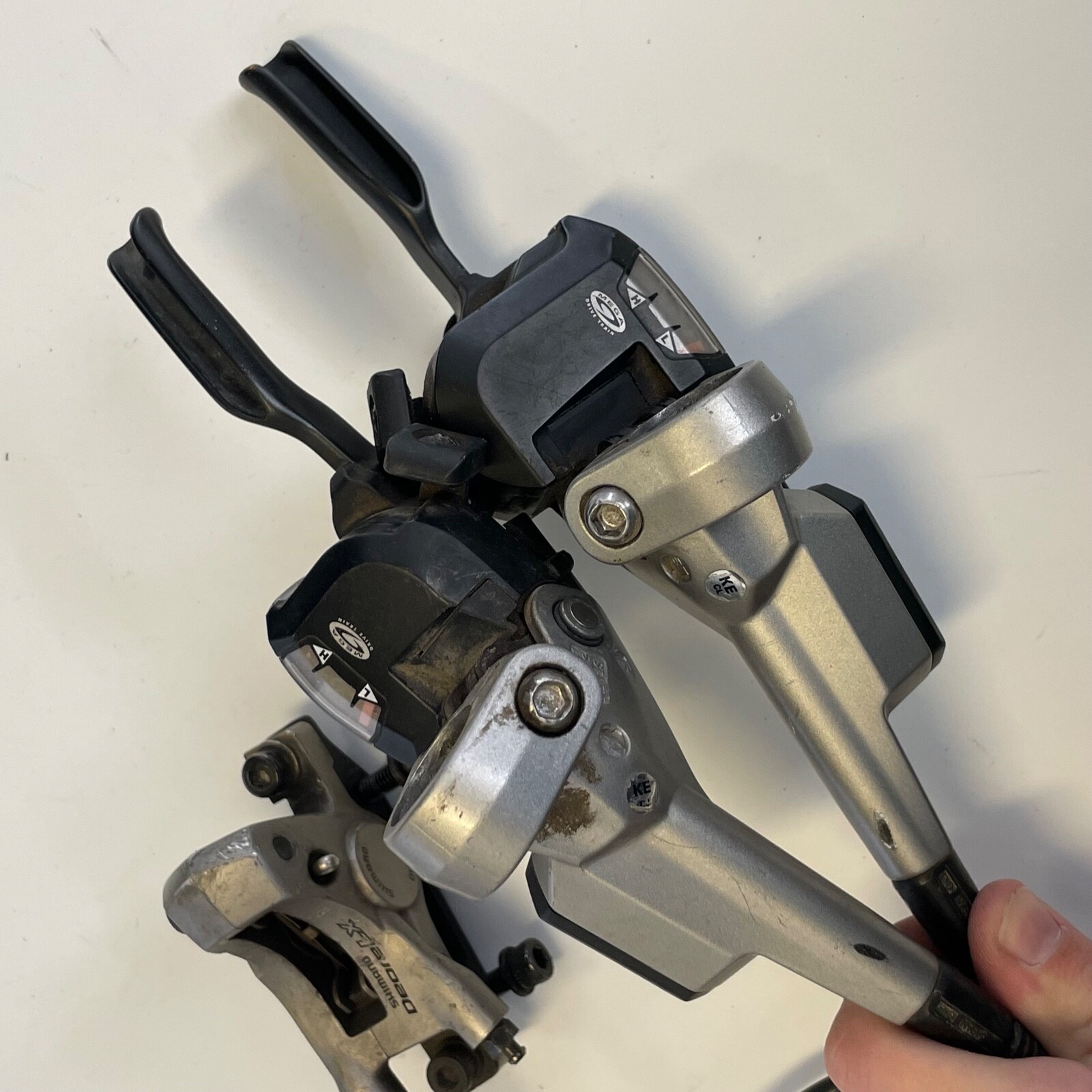 Shimano Deore LX ST-M585 3×9 STI Hydraulic Disk Brake Set Shifters BR Combo MTB