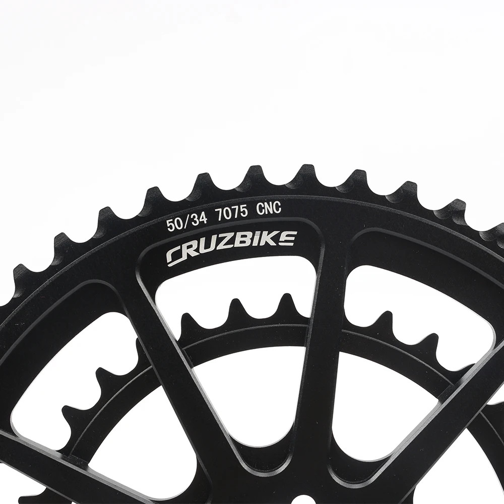 Road Bike 50-34T 52-36T 52-42T 53-39T Double Chainring for 9-12 Speed Crankset