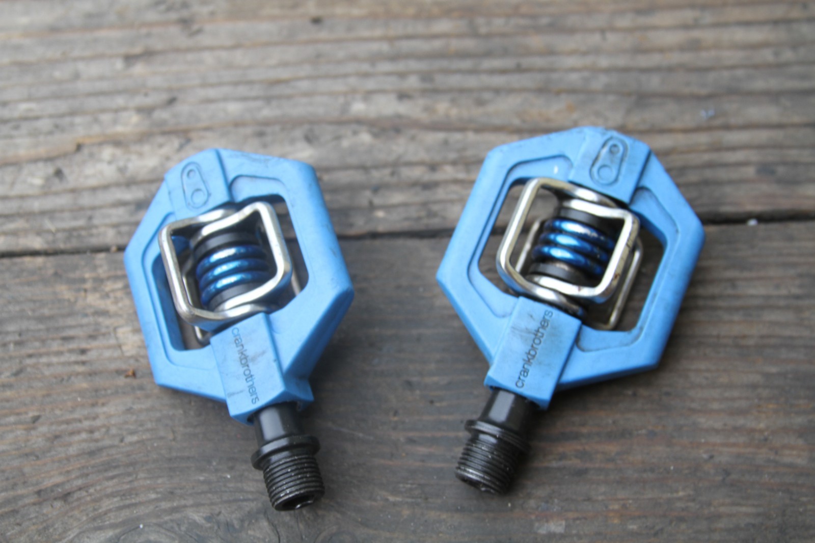 Crankbrothers Candy Clipless Pedals USED good BLUE no cleats