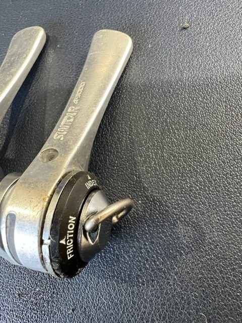 ! NOS SUNTOUR 3000 DOWNTUBE SHIFTERS INDEX OR FRICTION PARTS AS SHOWN
