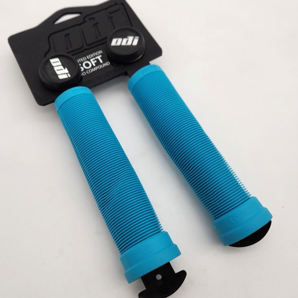 ODI Soft Longneck Flangeless Aqua Grips Softies for BMX Bikes & Scooters 135mm