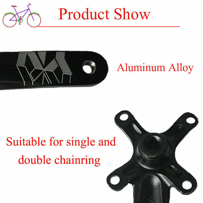 BUCKLOS MTB Bike 170MM Single Crankset 30-42T Narrow Wide Round Oval Chain Ring