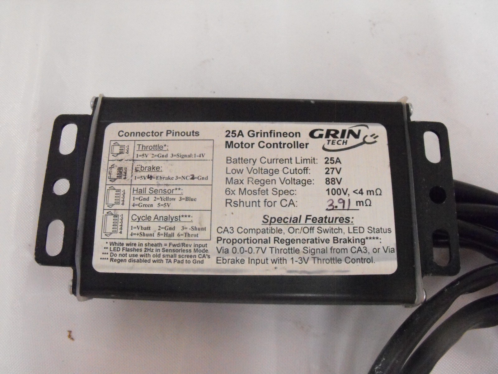 Grin Tech 25A Grinfineon Motor Controller
