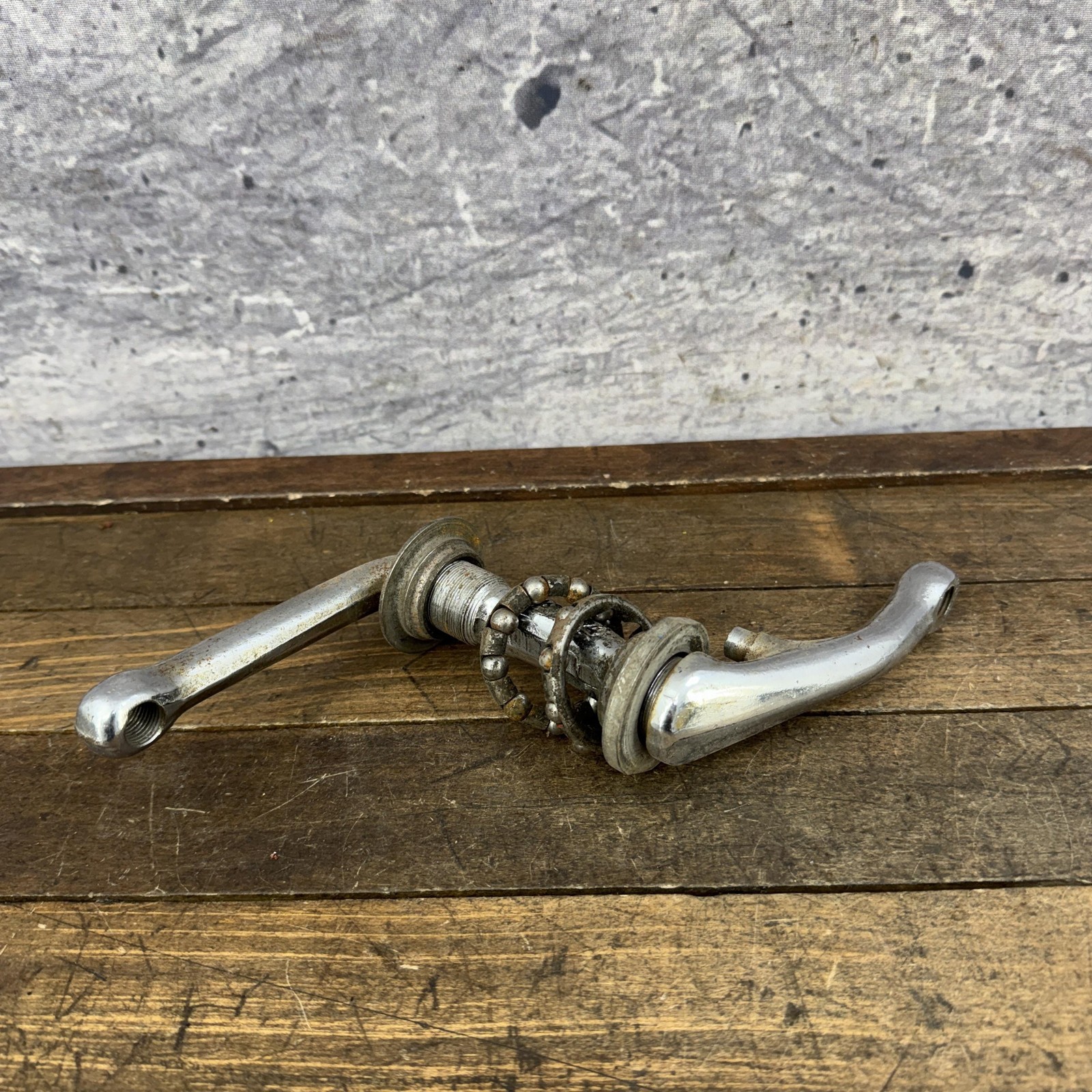 Vintage Schwinn Crankset 95mm Steel Silver 1970s Small Short Pixie Lil Tiger 1pc