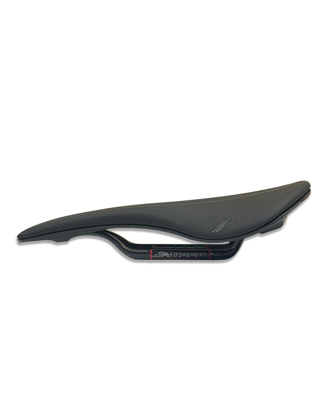 Tioga Undercover Stratum Carbon Bike Saddle Carbon Rails 285x140mm 150g