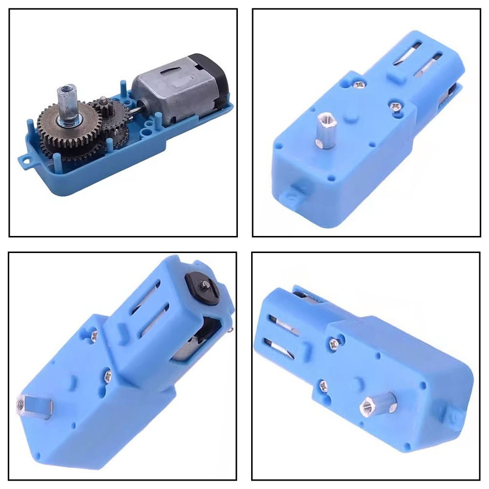 Gear Motor for TT Chassis 3V to 6V DC 110 RPM 1:90 Reduction Single Shaft