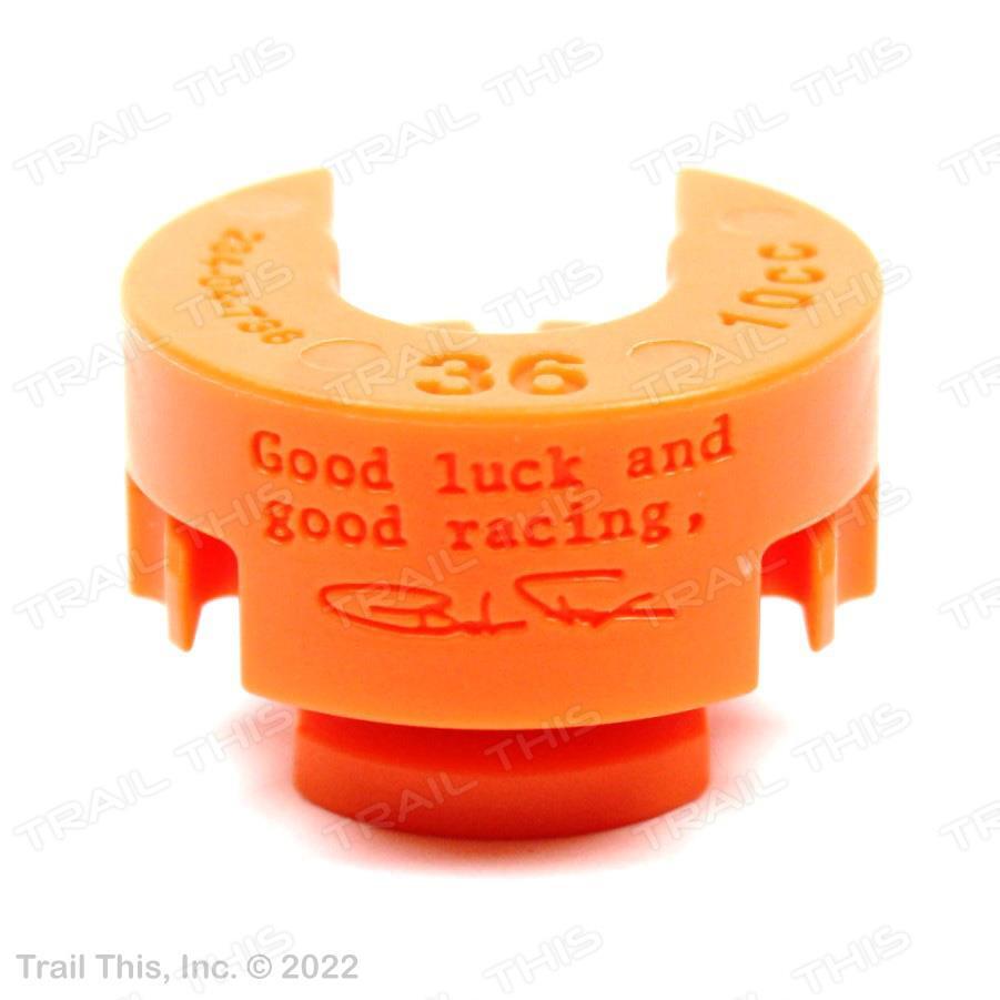 Fox Float NA 2 Mountain Bike Fork Air Spring Volume Spacer for 36mm, 10cc Orange