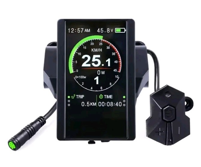 Ebike 850C LCD Display for Bafang Mid Drive Motor BBS02 BBSHD UART With Mount