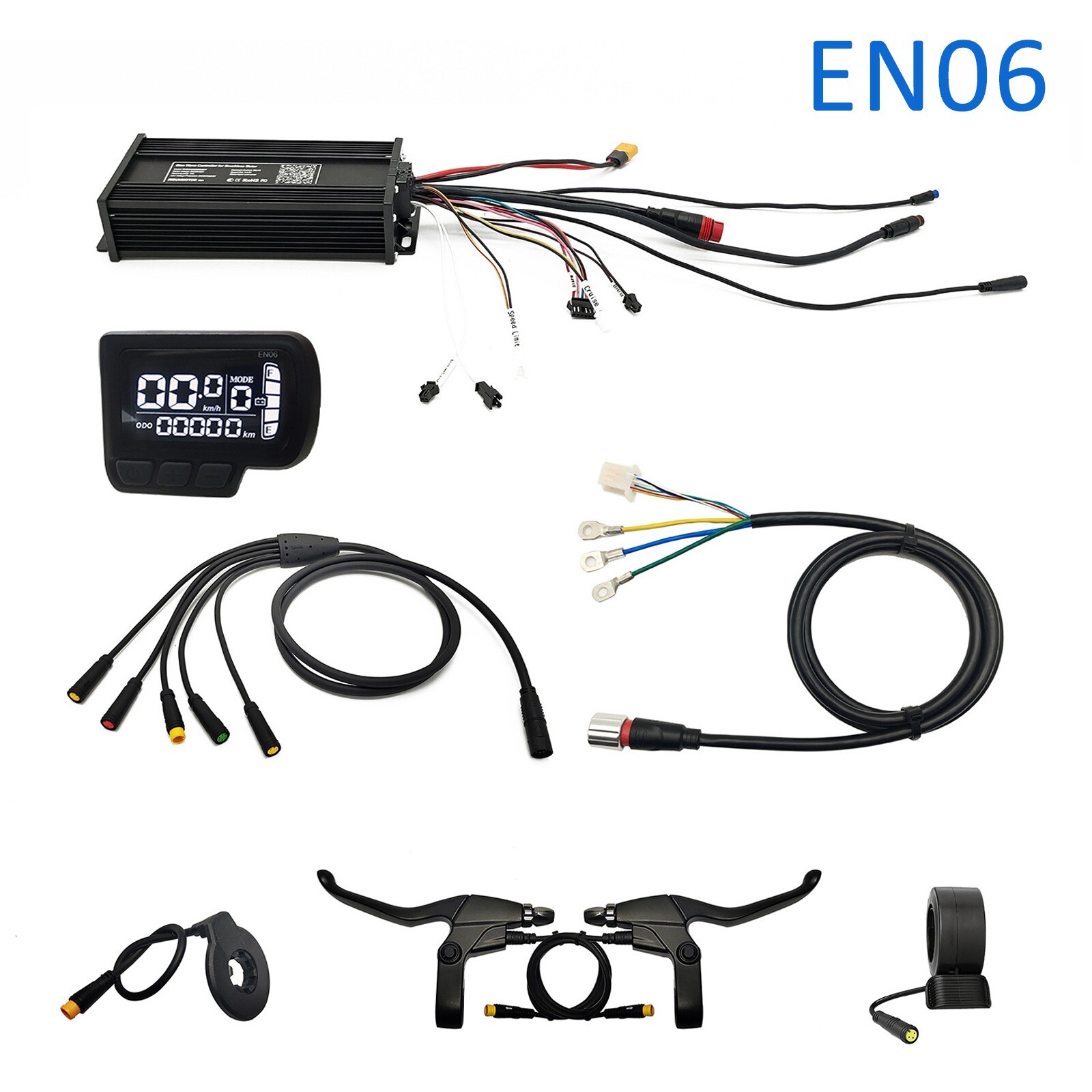 36V-52V 1000W-1500W 35A ebike Controller+ LCD Display Throttle Brake Full Kits
