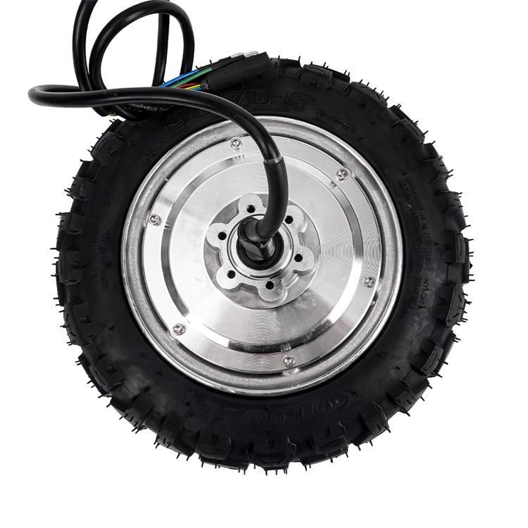 10 Inch 48V 500W 1000w Low Speed 7-10km/h Electric BLDC Wheel Geared Hub Motor