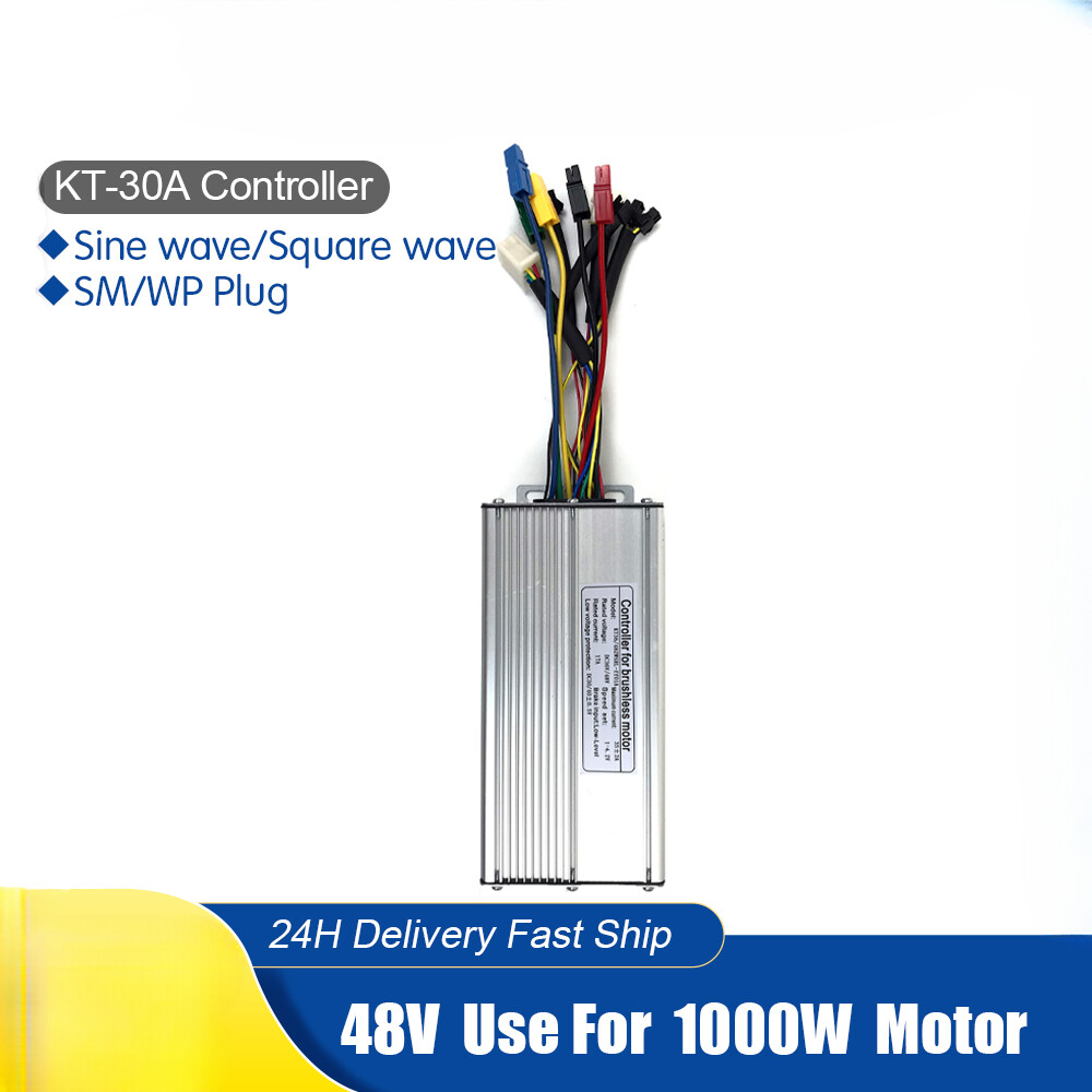 E-bike Controller 48V 1000W 1500W 30A Waterproof Connector with Light Function