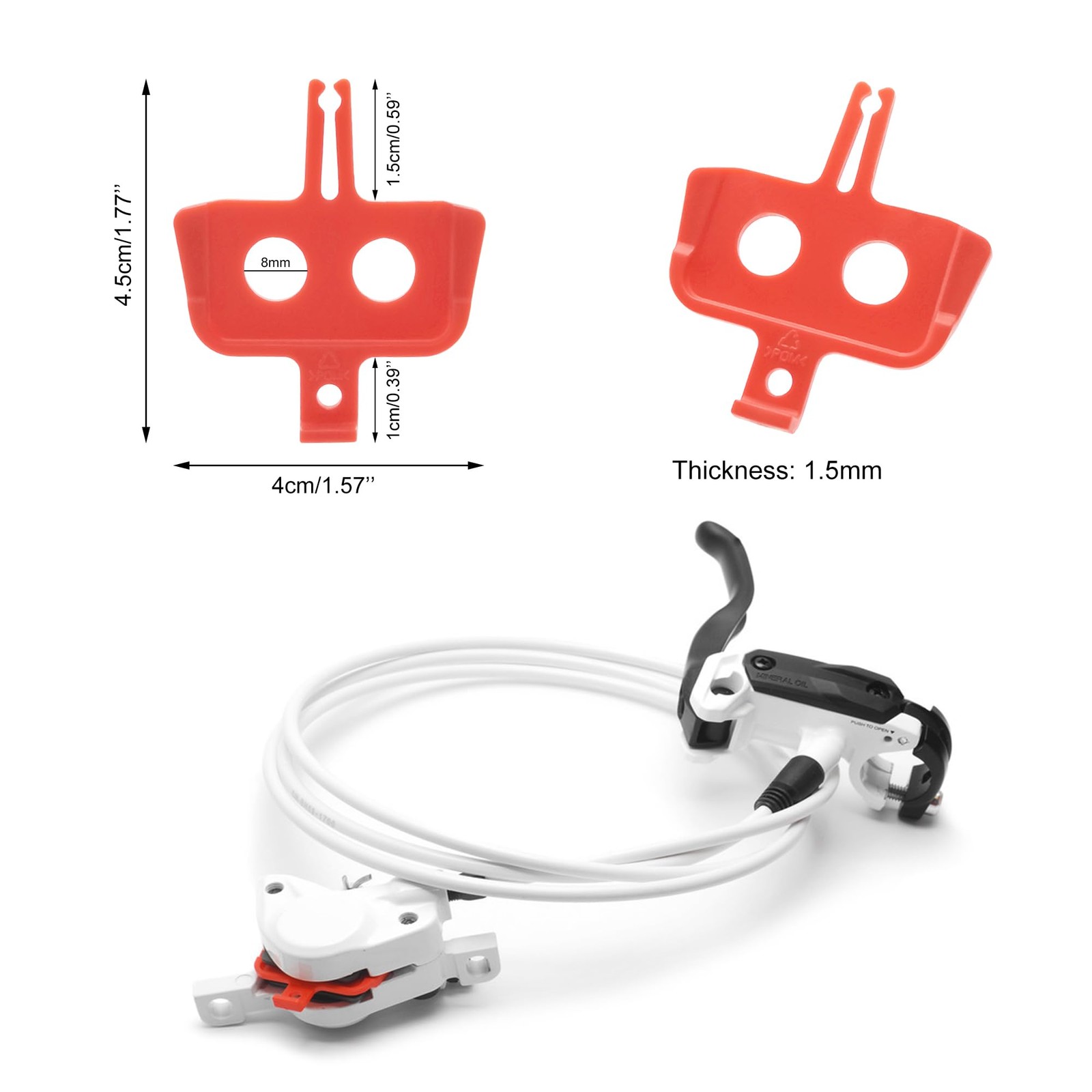 10 PCS Bike Disc Brake Pad Spacers Bicycle Hydraulic Disc Brake Pad Spreader …