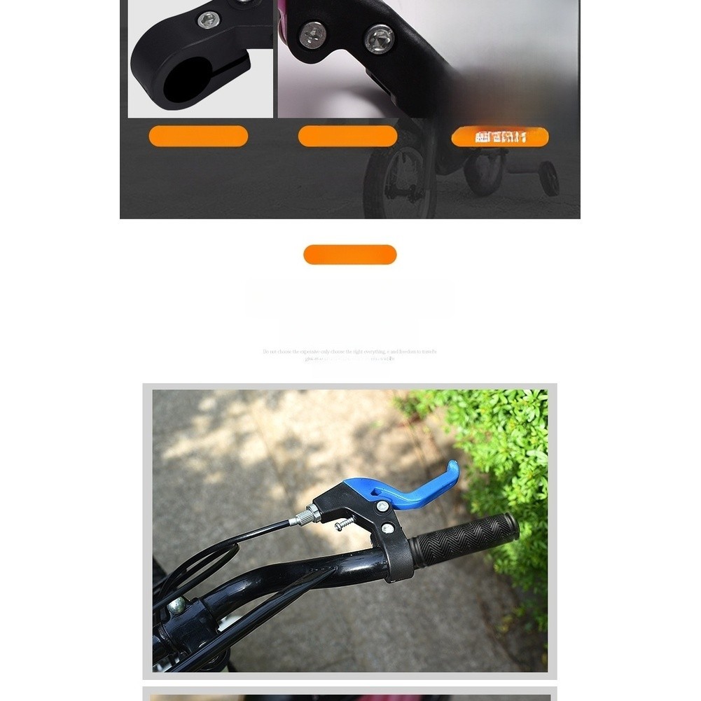 Childrens for Mountain Bike Brake Lever 4 Finger Short Reach 3cm PP Plastic