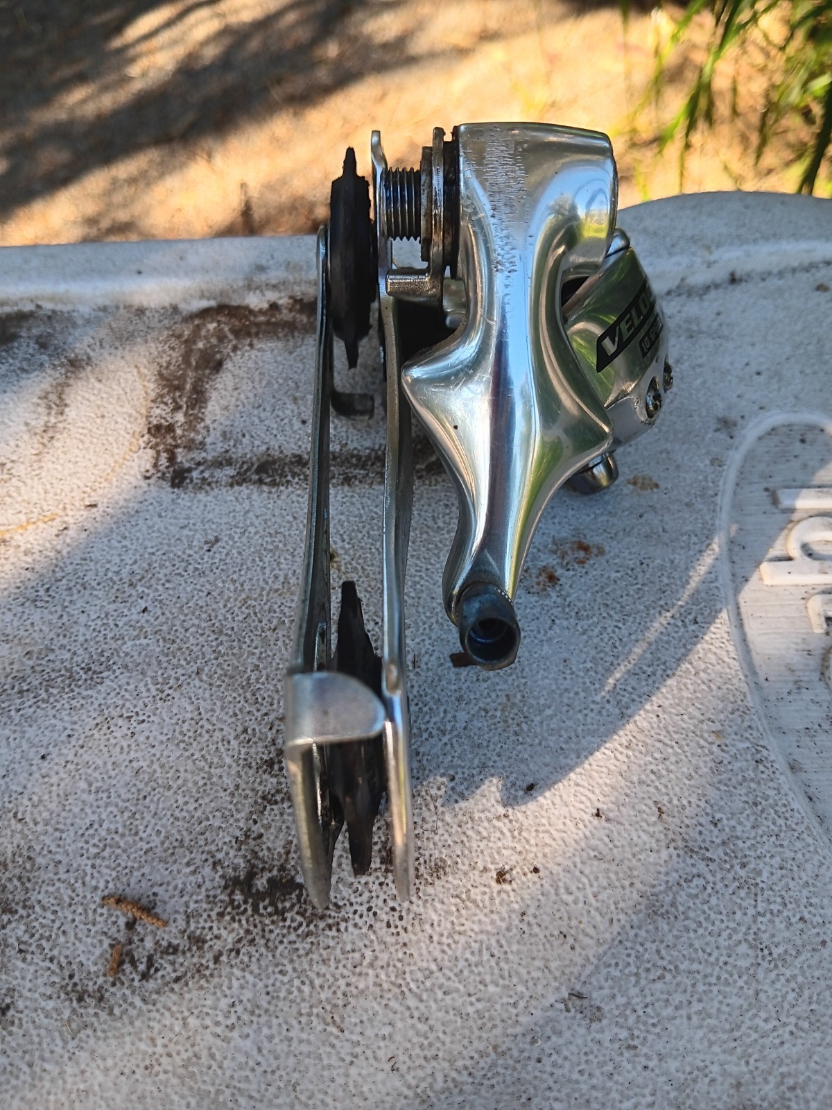 Vintage Campagnolo Veloce 10 Speed LONG Cage Rear Derailleur Road Bike Triple