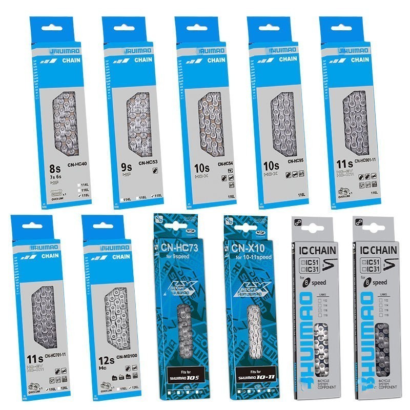 6/7/8/9/10/11/12 Speed Bicycle Chain 116-126Links For Cruiser Road BMX FIXIE MTB