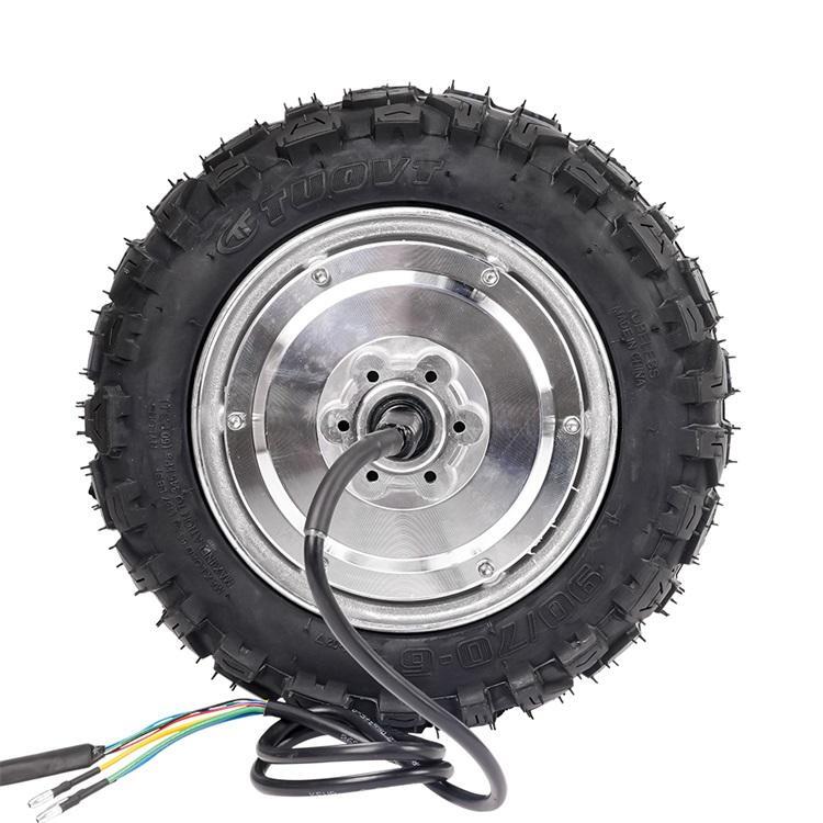10 Inch 48V 500W 1000w Low Speed 7-10km/h Electric BLDC Wheel Geared Hub Motor