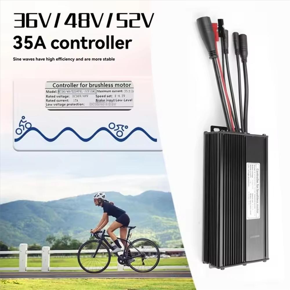 For E-bike1500W Motor 36V 48V 52V Brushless KT 35A Sine Wave Controller WP/SM