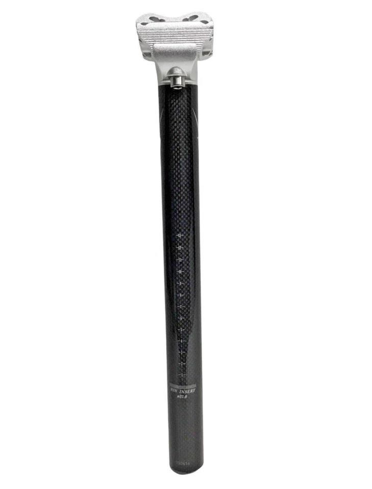 RC Full Carbon Seatpost 31.6mm x 350mm Lightweight MTB Road Gravel Black
