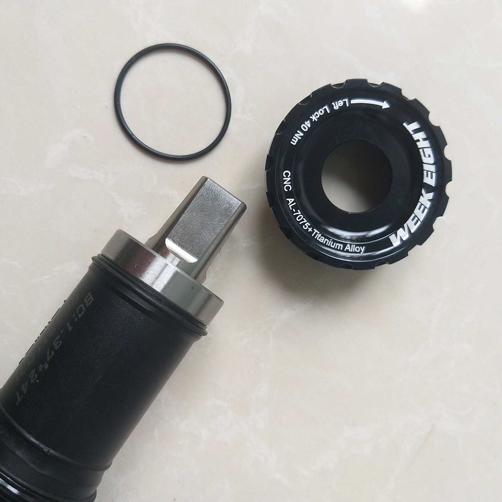 Titanium 113mm Bicycle Square Taper Bottom Bracket Bearing Cartridge 68mm * 113L