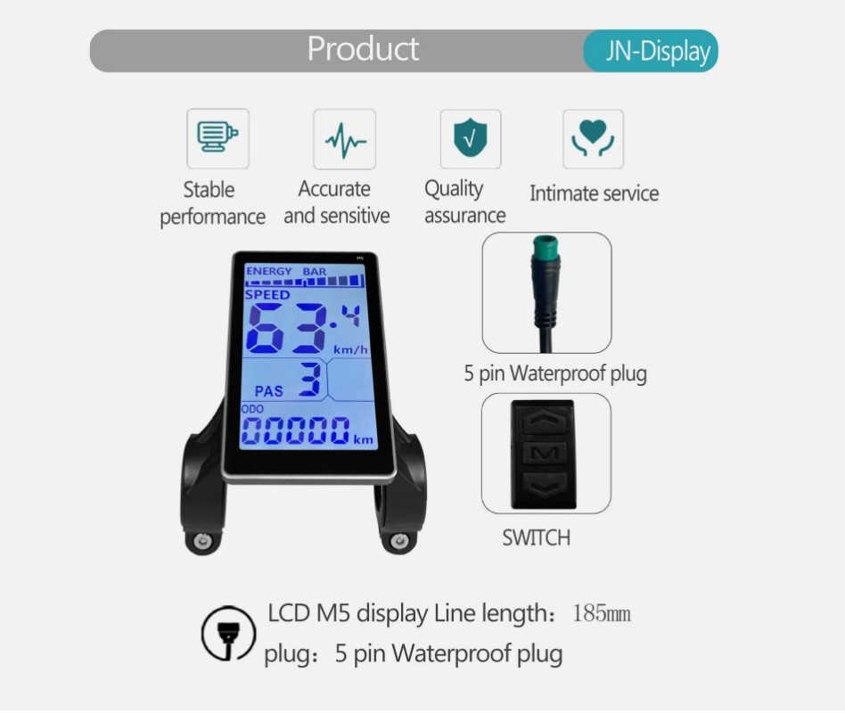 Screen Display Replacement for Lectric XP 2.0/3.0 Mountain Bike Electric Scoot