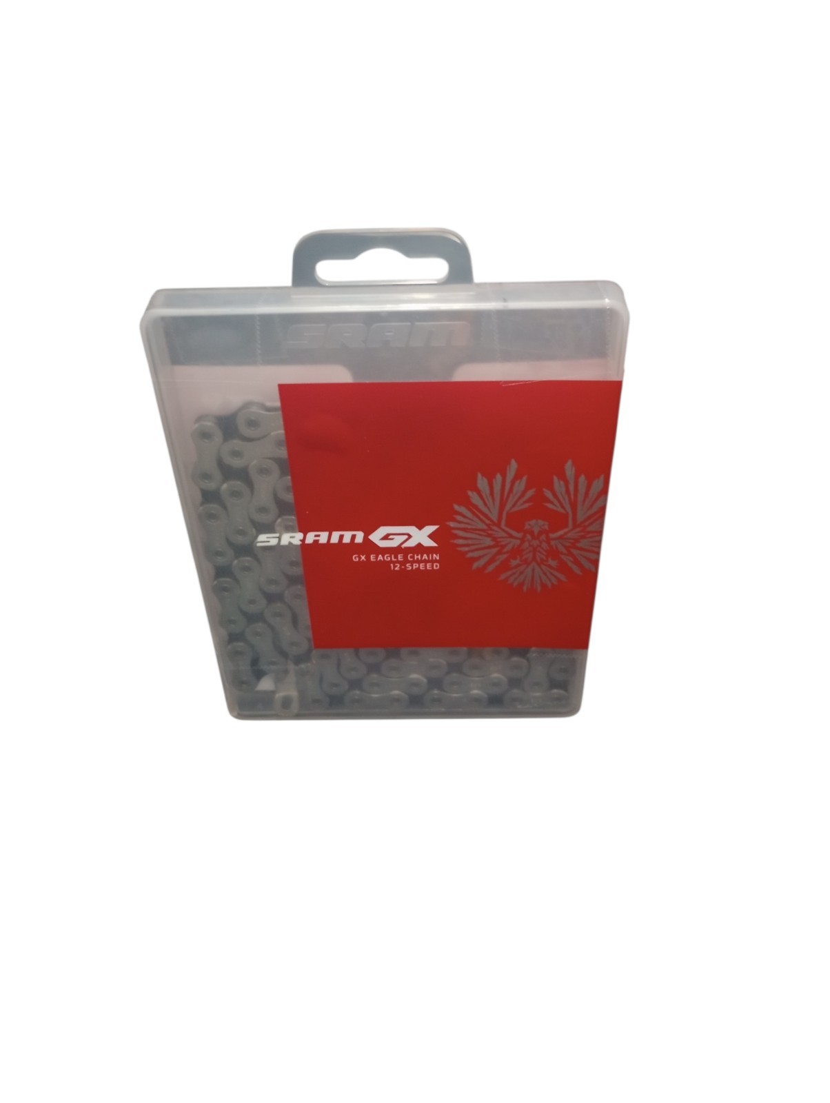 SRAM GX Eagle 12-Speed Chain 126 Links with PowerLock, Silver/Black