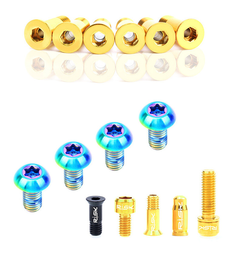 36pcs Titanium Alloy MTB Mountain Bike common Bolts Unit Stem Cap/Fixing Bolt